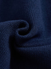 Knitted Scallop Mohair Collar Dress