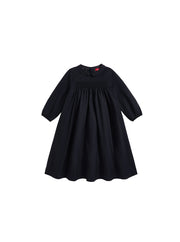 Smocked Dress - Black