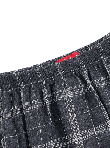 Grey Plaid Panty