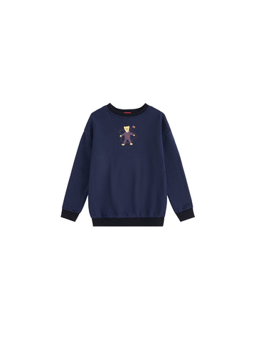 Plaid Bear Print Top