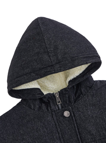 Denim Sherpa Jacket