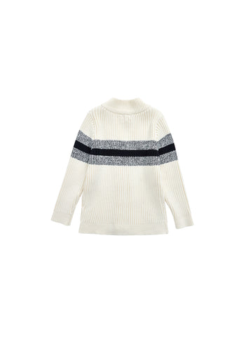 Wide Stripe Cardigan