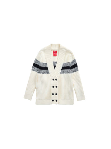 Wide Stripe Cardigan