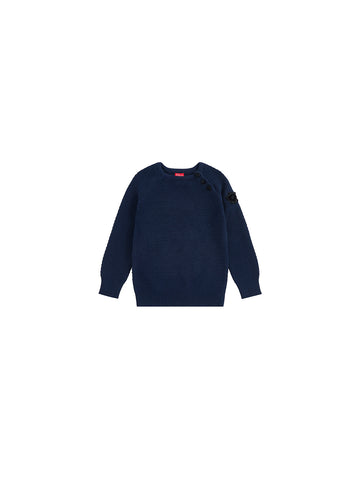 Buttons Emblem Sweater