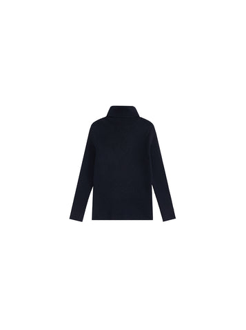 Basic Turtleneck Sweater - Black