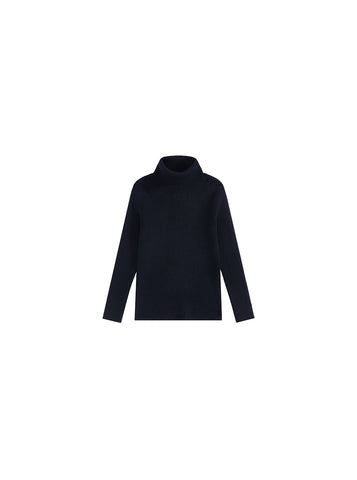 Basic Turtleneck Sweater - Black