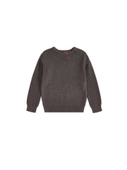 Basket Weave Sweater -Wood Mix