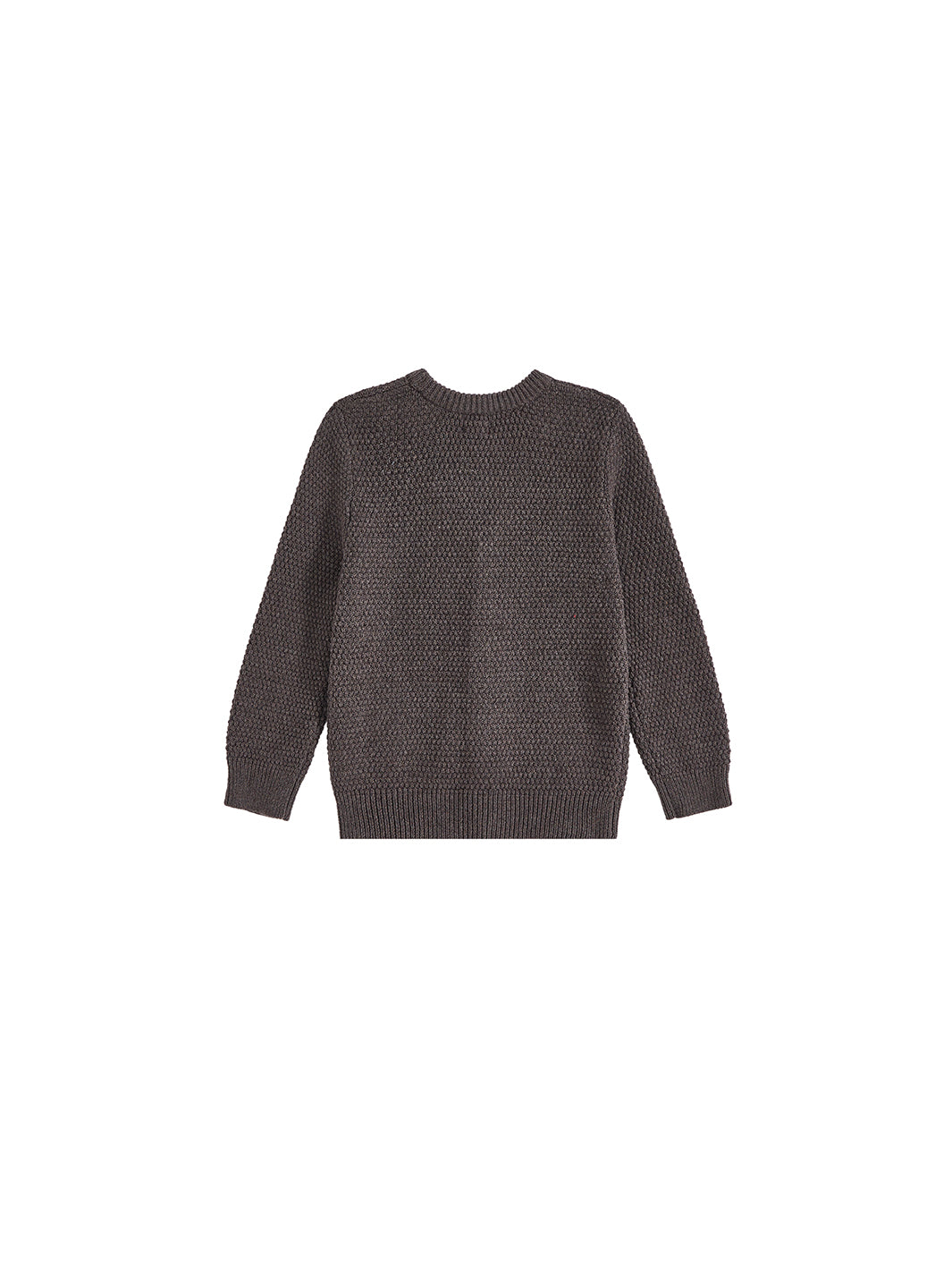 Basket Weave Cardigan - Wood Mix