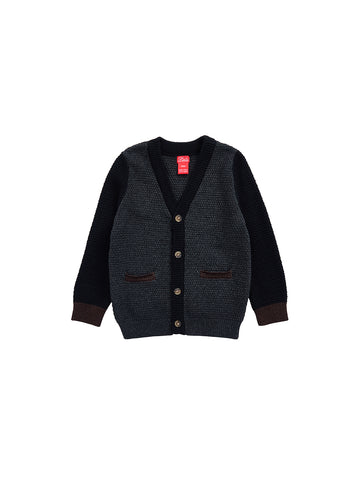 Raised Bubble Knit Cardigan