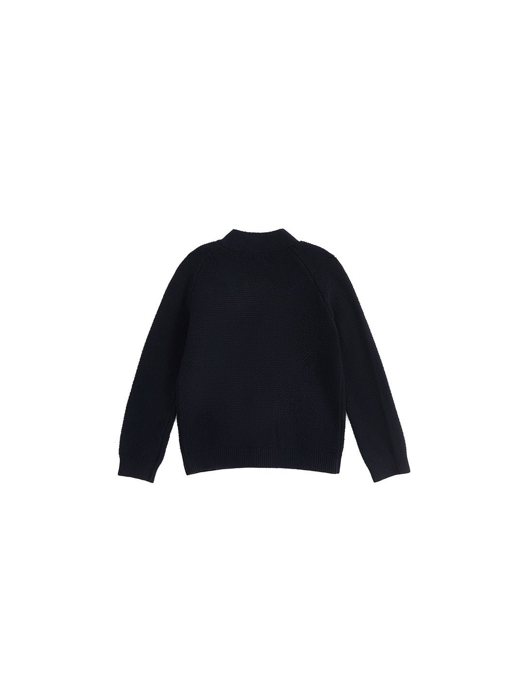 Crochet Knit Cardigan - Black