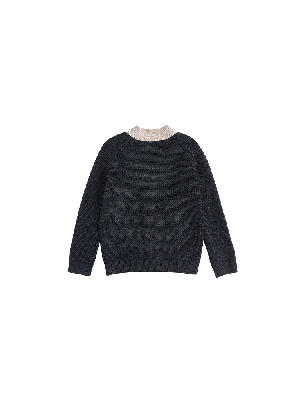 Crochet Knit Cardigan - Charcoal