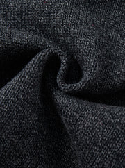 Cardigan Trim Bows Sweater - Charcoal Mélange