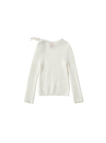 Neck Bow Sweater