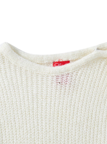 Neck Bow Sweater