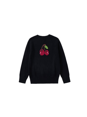Cherry Sweater - Black