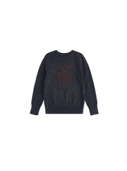 Emblem Sweater - Charcoal Mélange