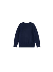 Emblem Sweater - Dk. Navy/Royal Blue