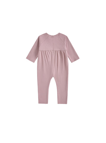 Solid Overall Robe - Dusty Pink
