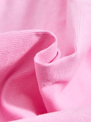 Ruffle Corduroy Shirt - Pink