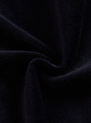 Velour Overall Robe - Black