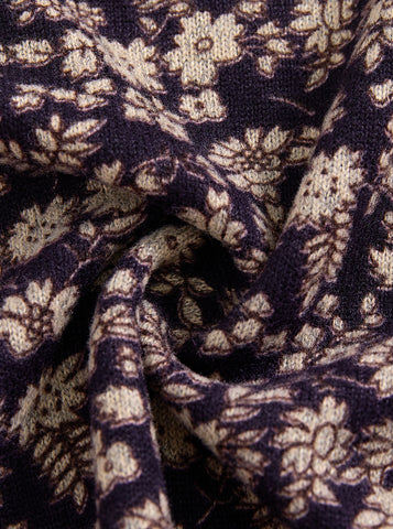 Floral Mock Neck T-shirt