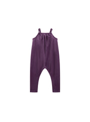 Velour Overall Robe - Plum