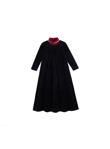 Turtleneck Gathered Robe