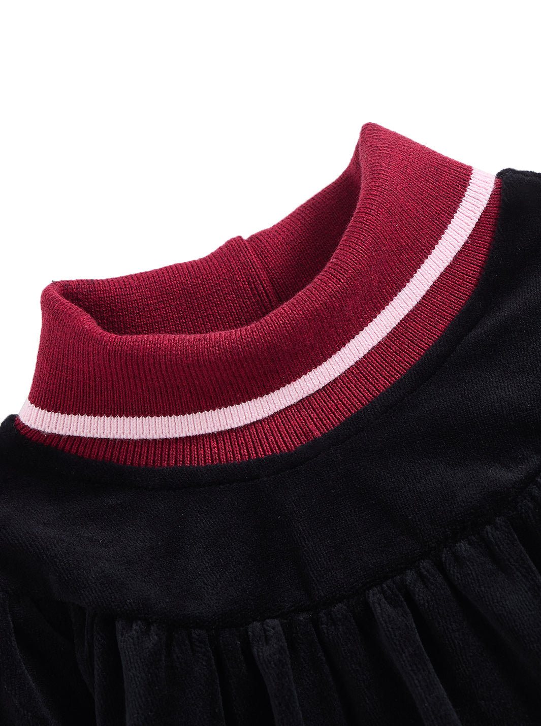 Baby Turtleneck Gathered Set