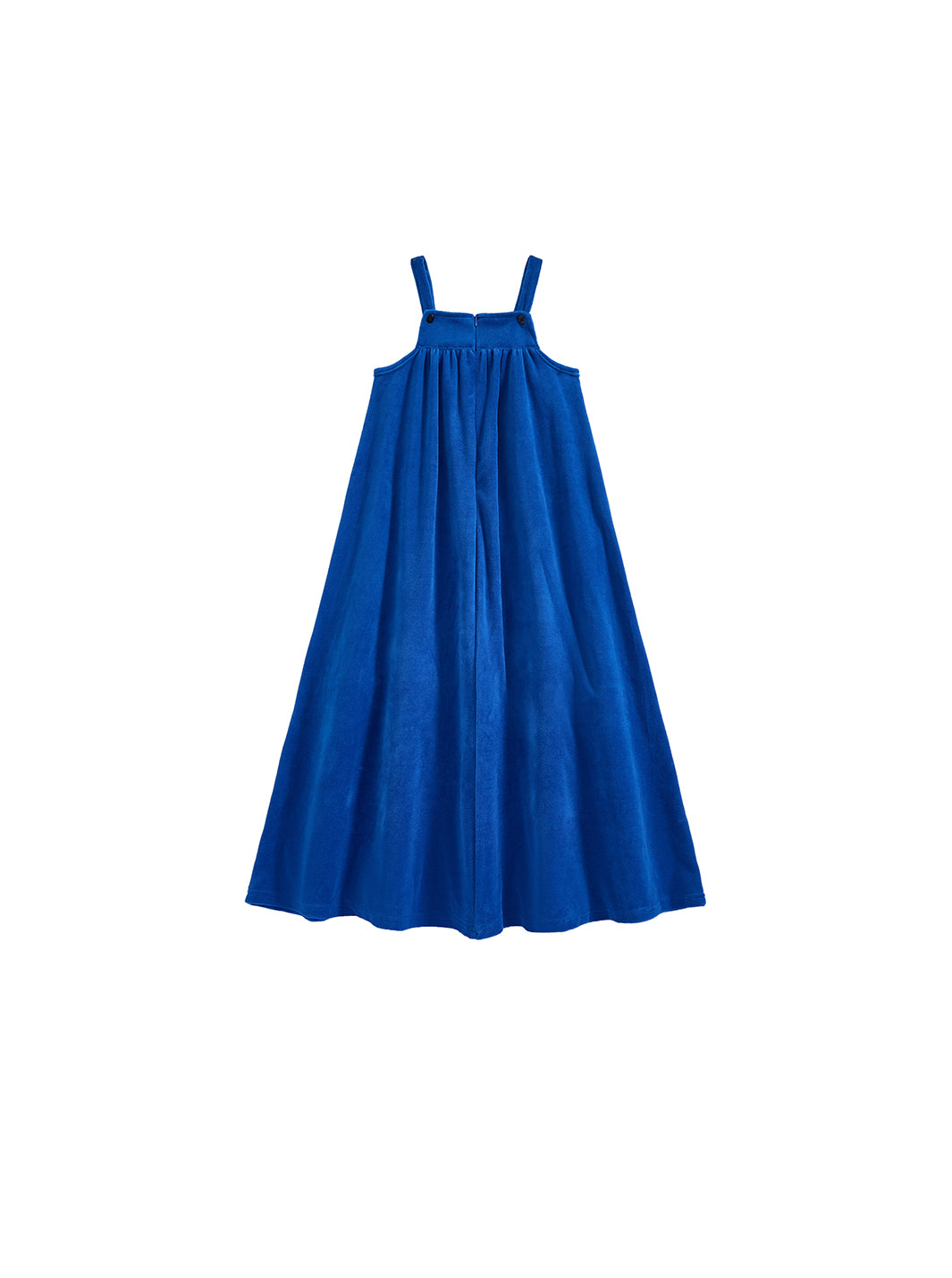 Jumper Cotton Velour Ribbon Robe - Cobalt