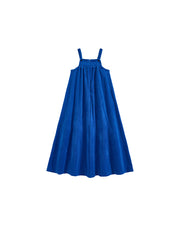 Jumper Cotton Velour Ribbon Robe - Cobalt