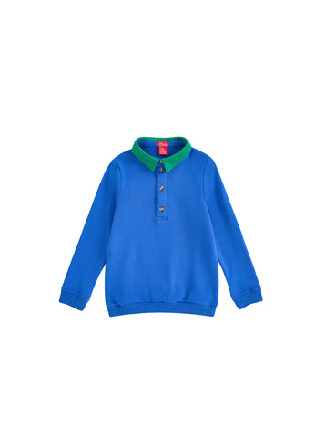 Contrast Collar Polo