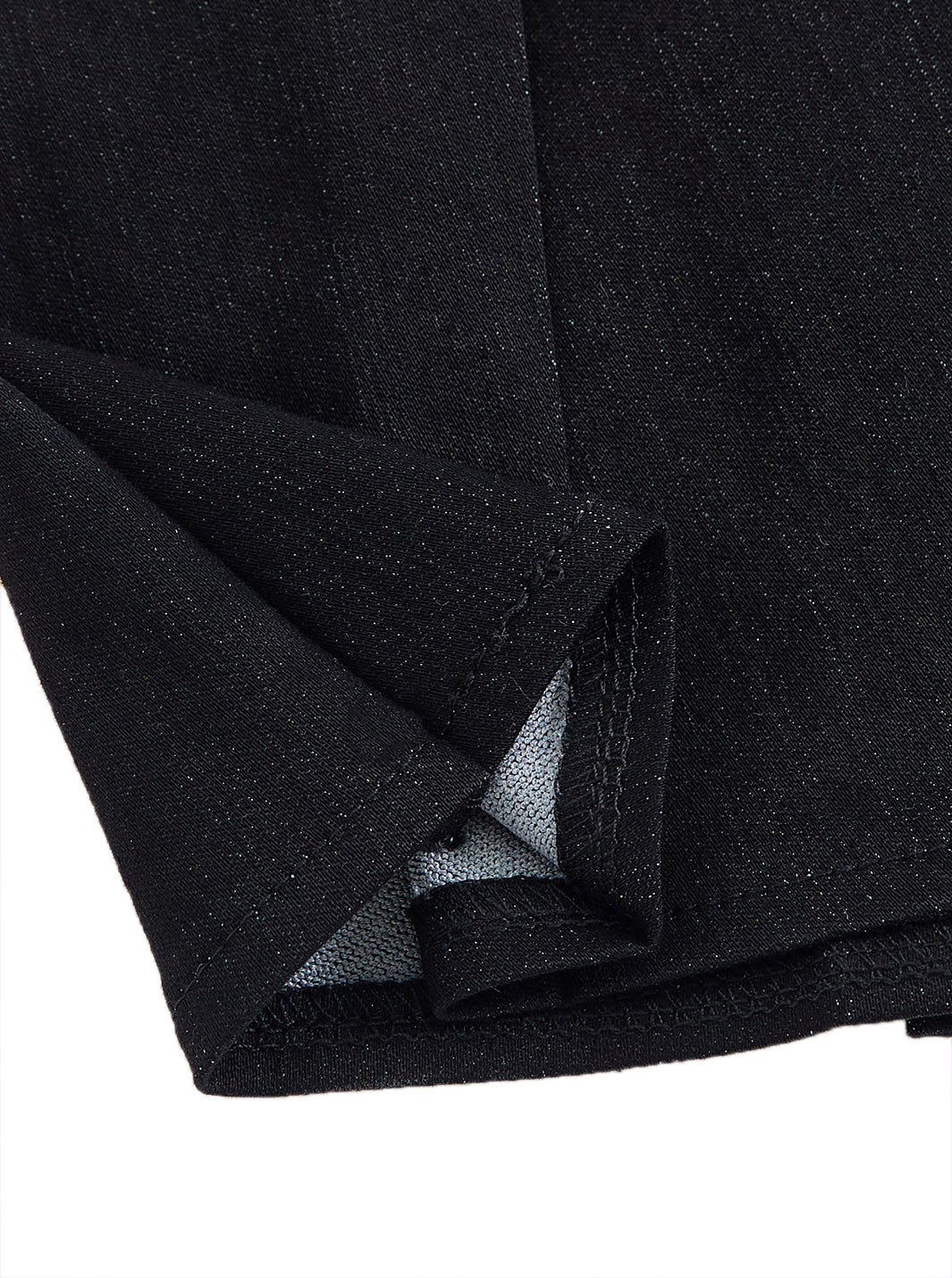 Denim Pleated Skirt