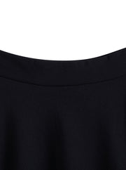 Scuba Thin Tea-Length Skirt