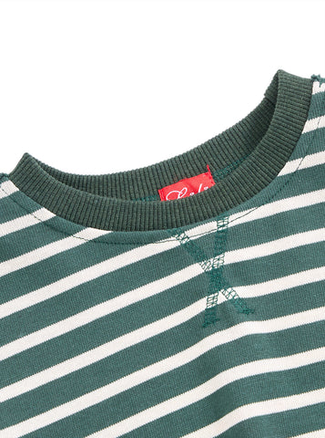 Classic Stripe Top - Green/White