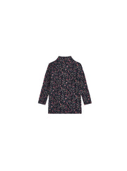Floral Mock Neck T-shirt