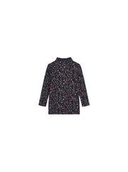 Floral Mock Neck T-shirt