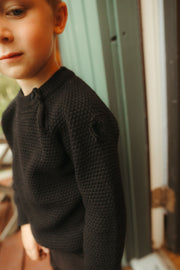 Buttons Sweater - Black