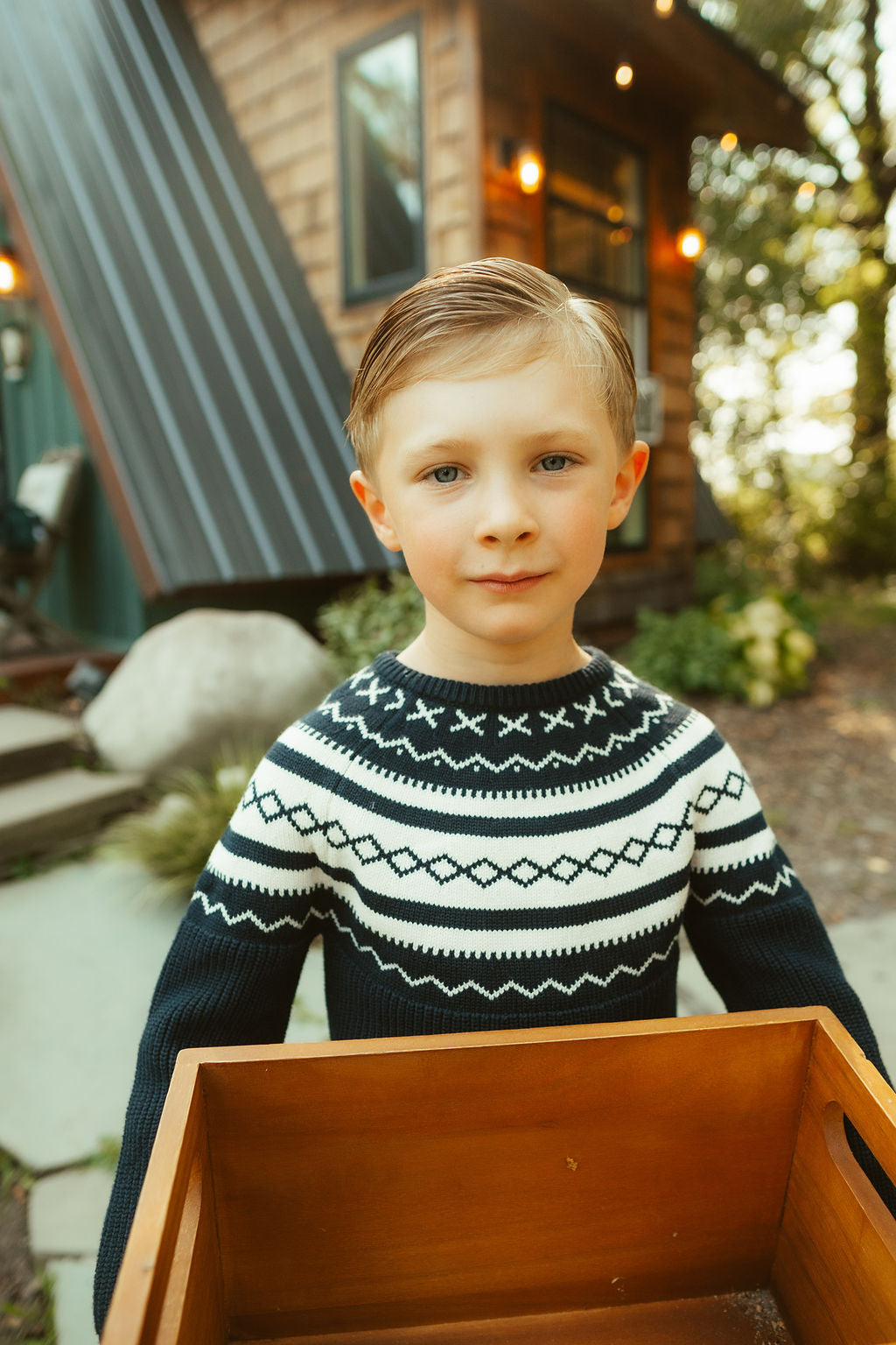 Chunky Knit Sweater - Charcoal Mélange