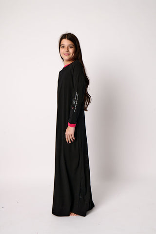 Scribble Heart Print Nightgown
