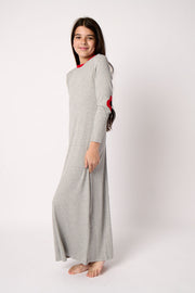Flower Elbow Patch Nightgown