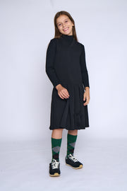 Pleated Jumper - Black