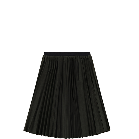 Accordion Pleated Skirt - Khaki