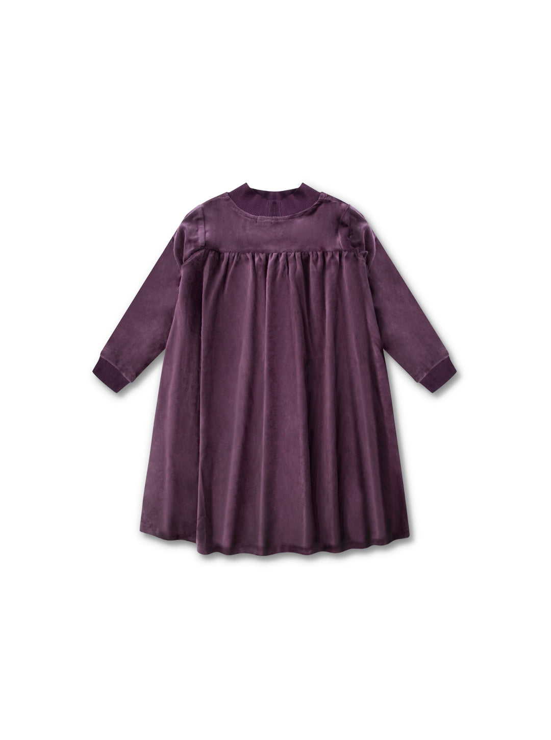 Velour Mock Neck Dress
