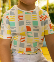 All Over block Short Sleeve T-shirt