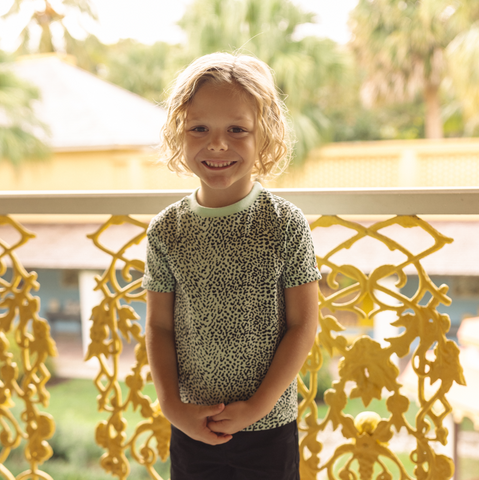 Leopard Print Short Sleeve T-shirt