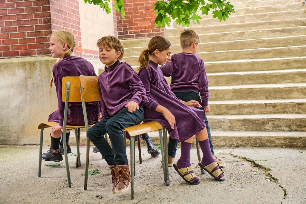 Velour Plum Jumper