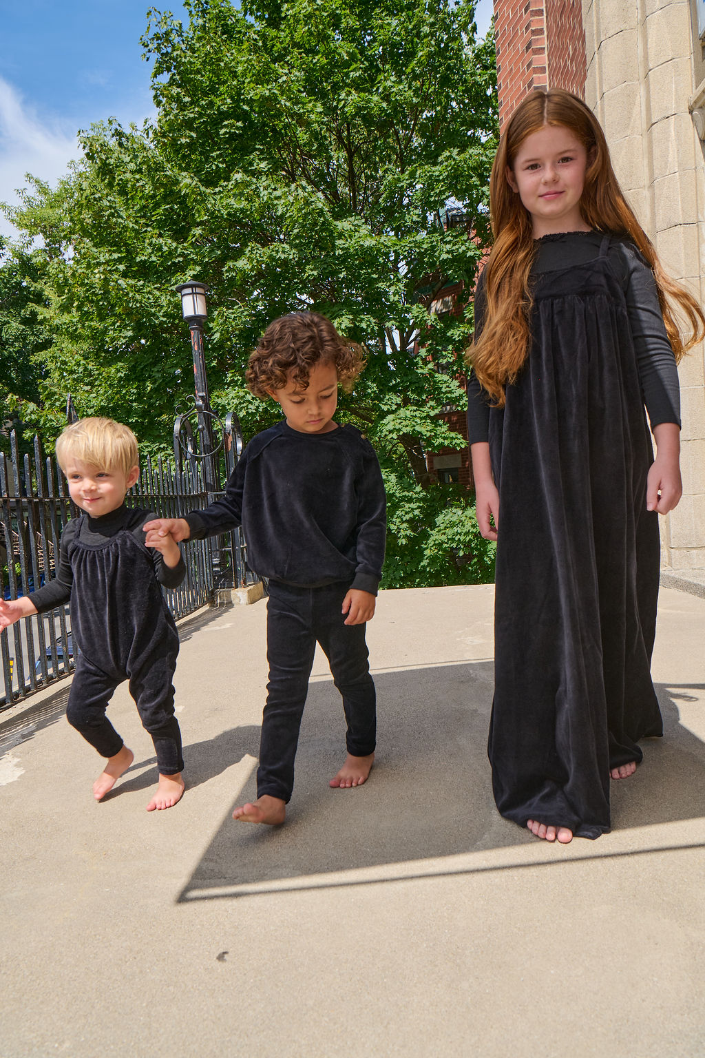Strap Jumper Robe - Black