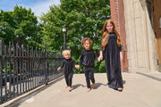 Velour Button Set - Black