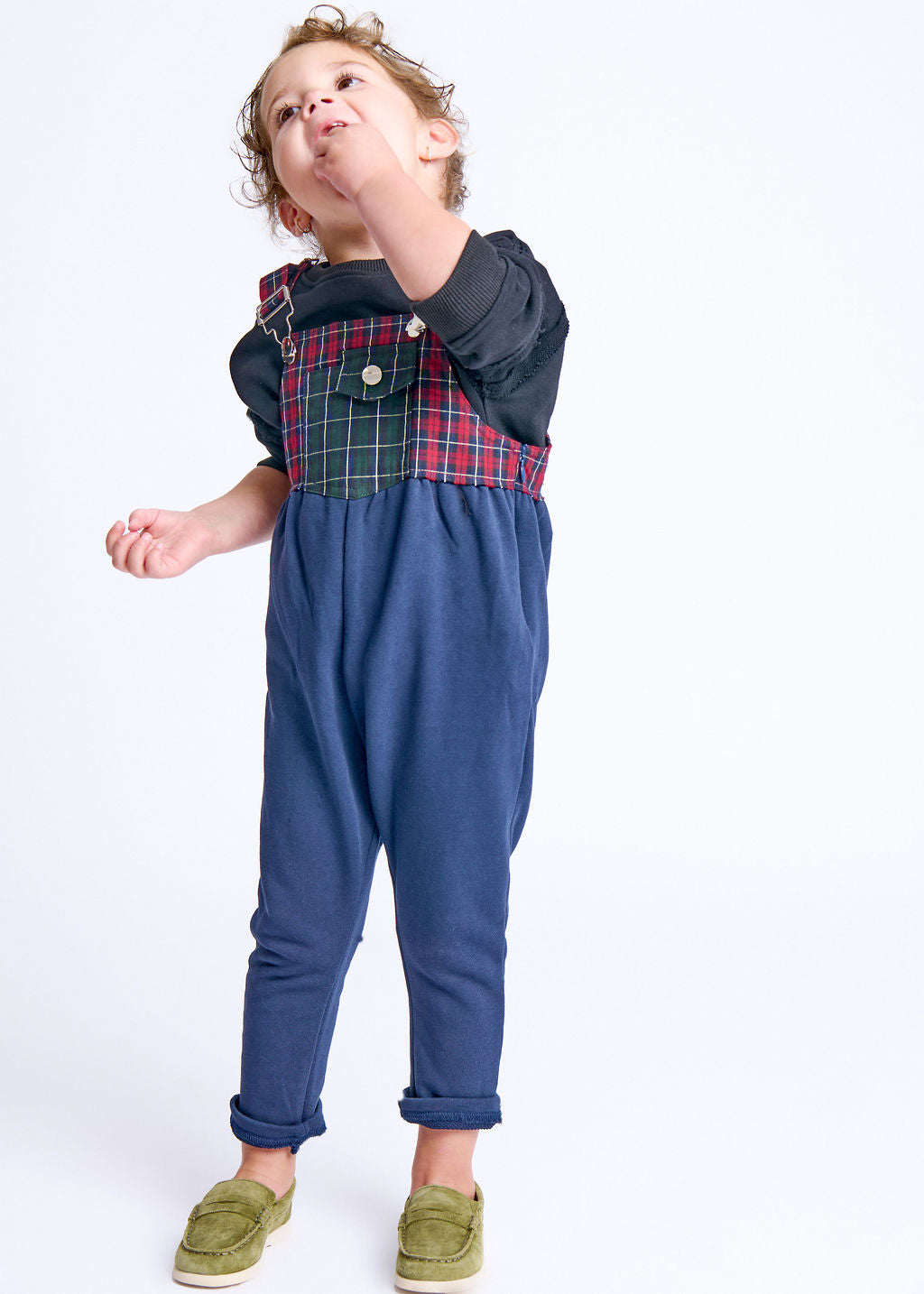 Plaid Overall