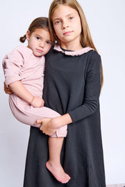 Contrast Collar Robe